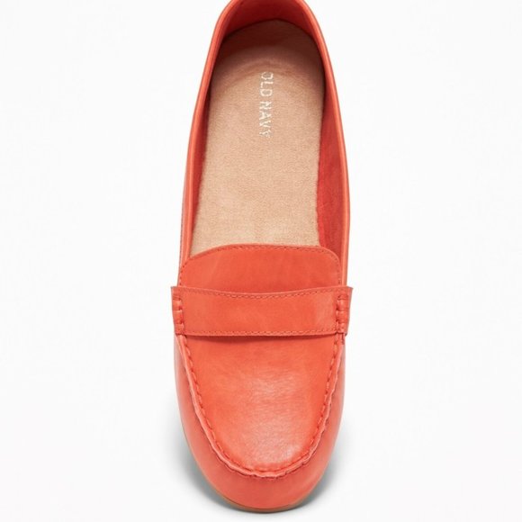 EUC Old Navy Red Cushion Insole Loafers - Picture 3 of 8